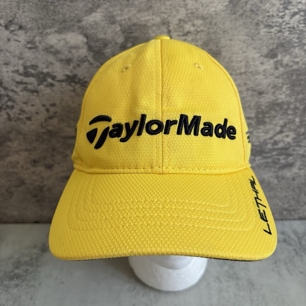 Taylormade Yellow Lethal RBZ Golf Adjustable Hat Embroidered One Size Fits Most